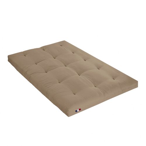 Matelas Futon Latex Taupe 160x200