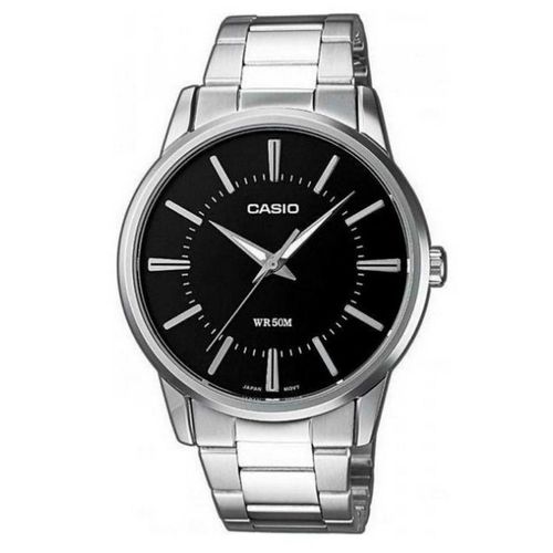 Montre Casio Classique Acier Cadran Noir