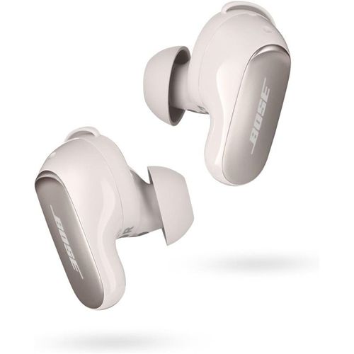 Bose QuietComfort Ultra Earbuds - Ecouteurs intra-auriculaires sans fil à réduction de bruit - Blanc