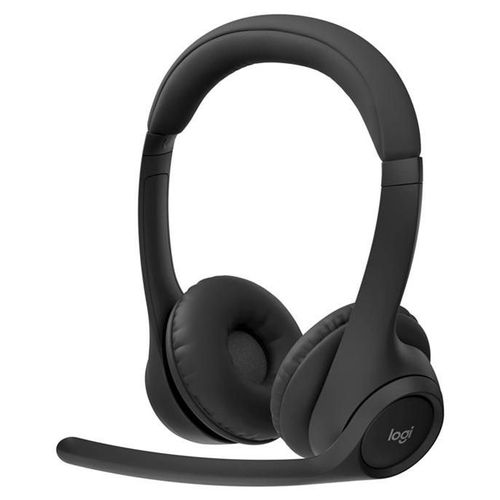 Logitech Zone 305 - Micro-casque - sur-oreille - Bluetooth - sans fil - USB-C via un adaptateur Bluetooth - isolation acoustique - Certifié pour Zoom Rooms, Certifié Google Meet, Works With...