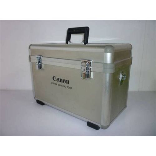CANON Case - HC 1000 Valise Boitier en aluminium et cuir Pour le transport de matériel Vidéo ou Photo Séparateurs intérieurs réglables en compartiments personnalisables L = 46cm l = 23 cm H= 34cm