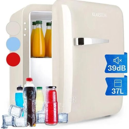 Mini Frigo et Congélateur de Chambre 32L - Silencieux et Compact - Étagères Réglables - Idéal pour Snacks, Boissons, Camping