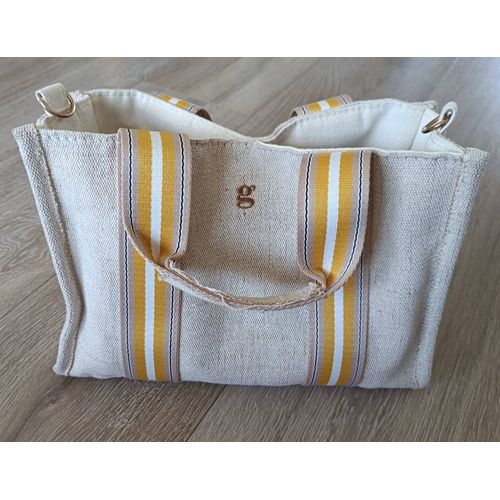 Sac Gambettes box / toile de jute - très bon état